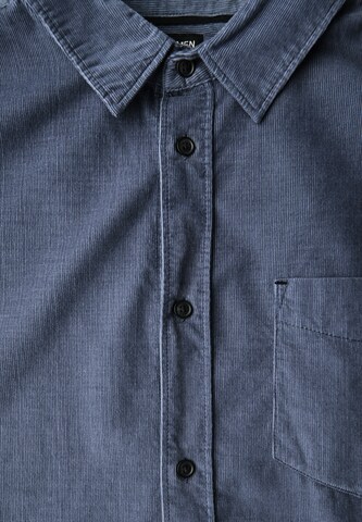 Street One MEN Regular fit Button Up Shirt in Blue