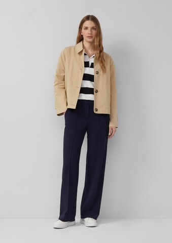 s.Oliver Regular Bandplooibroek in Blauw