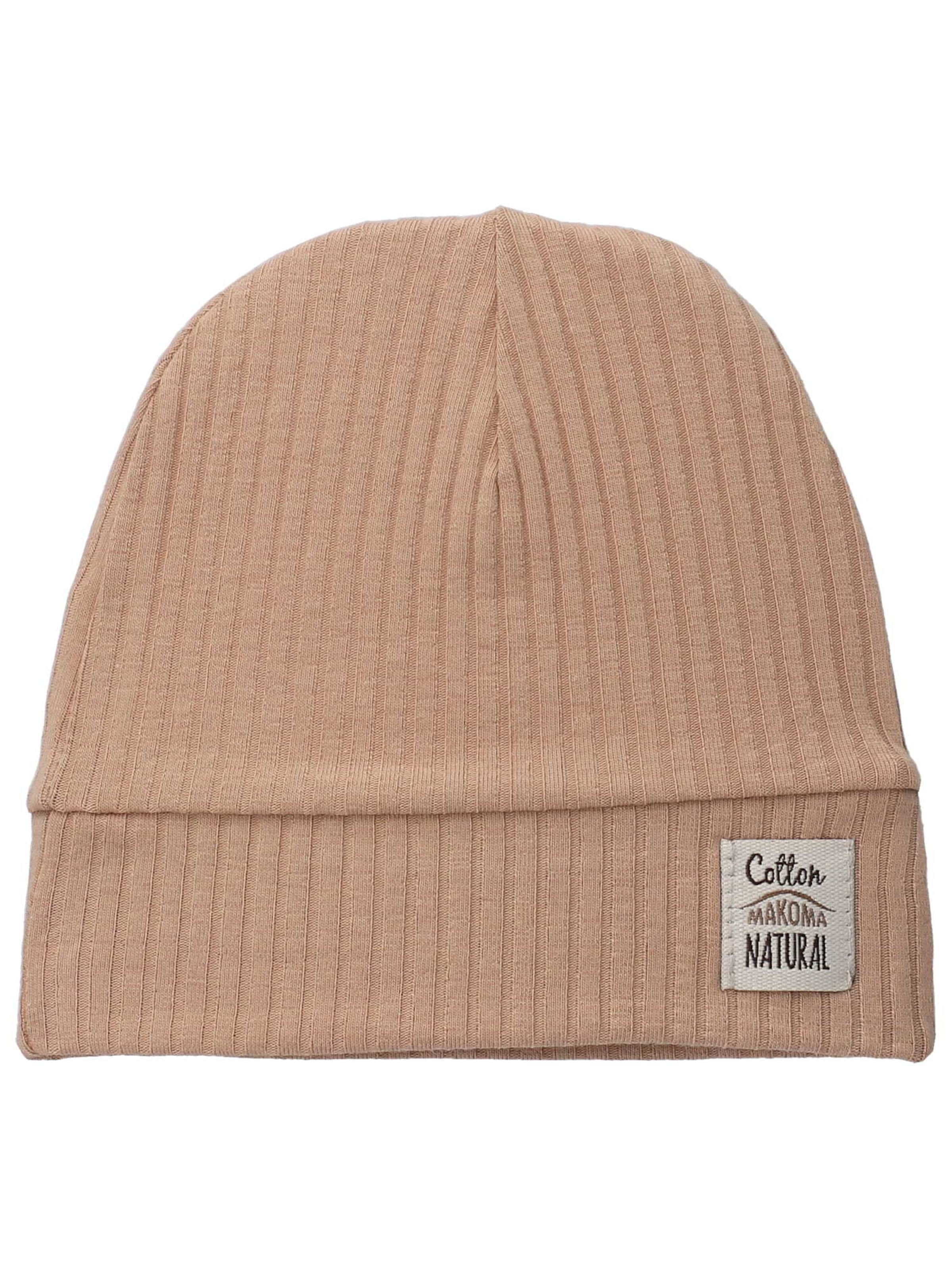 Makoma Beanie in Brown: front