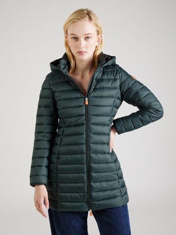 Manteau mi-saison 'CAROL' SAVE THE DUCK en vert : devant