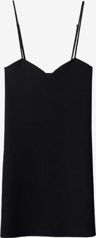 MANGO Knitted dress 'Laurel' in Black: front