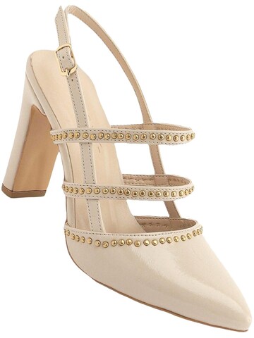 Limoya Slingback Pumps 'Damen-Absätze' in Beige: front