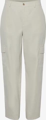 PIECES Cargo Pants 'SILLE' in White: front