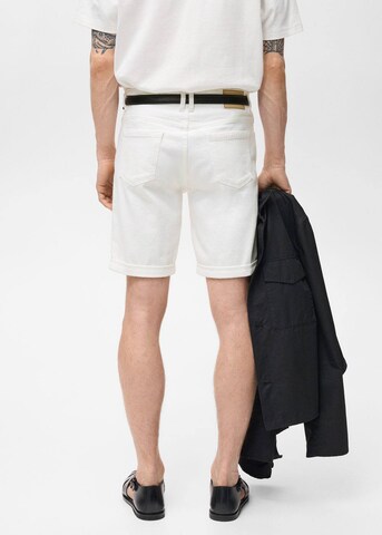 MANGO MAN Slimfit Jeans in Weiß