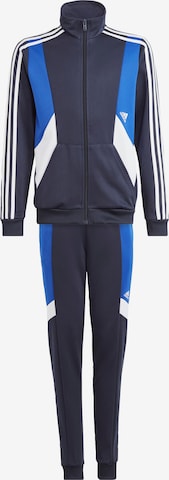 ADIDAS SPORTSWEAR Treeningdress, värv sinine: eest vaates