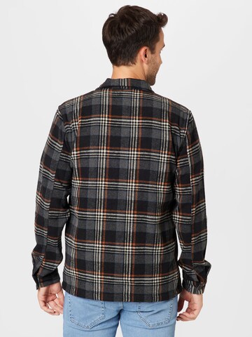 JUST JUNKIES Regular Fit Hemd 'Hannibal' in Blau