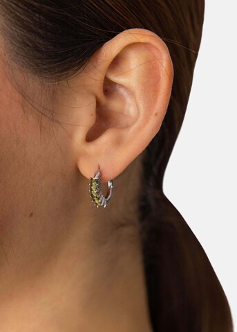 Boucles d'oreilles 'Green Love' PURELEI en argent