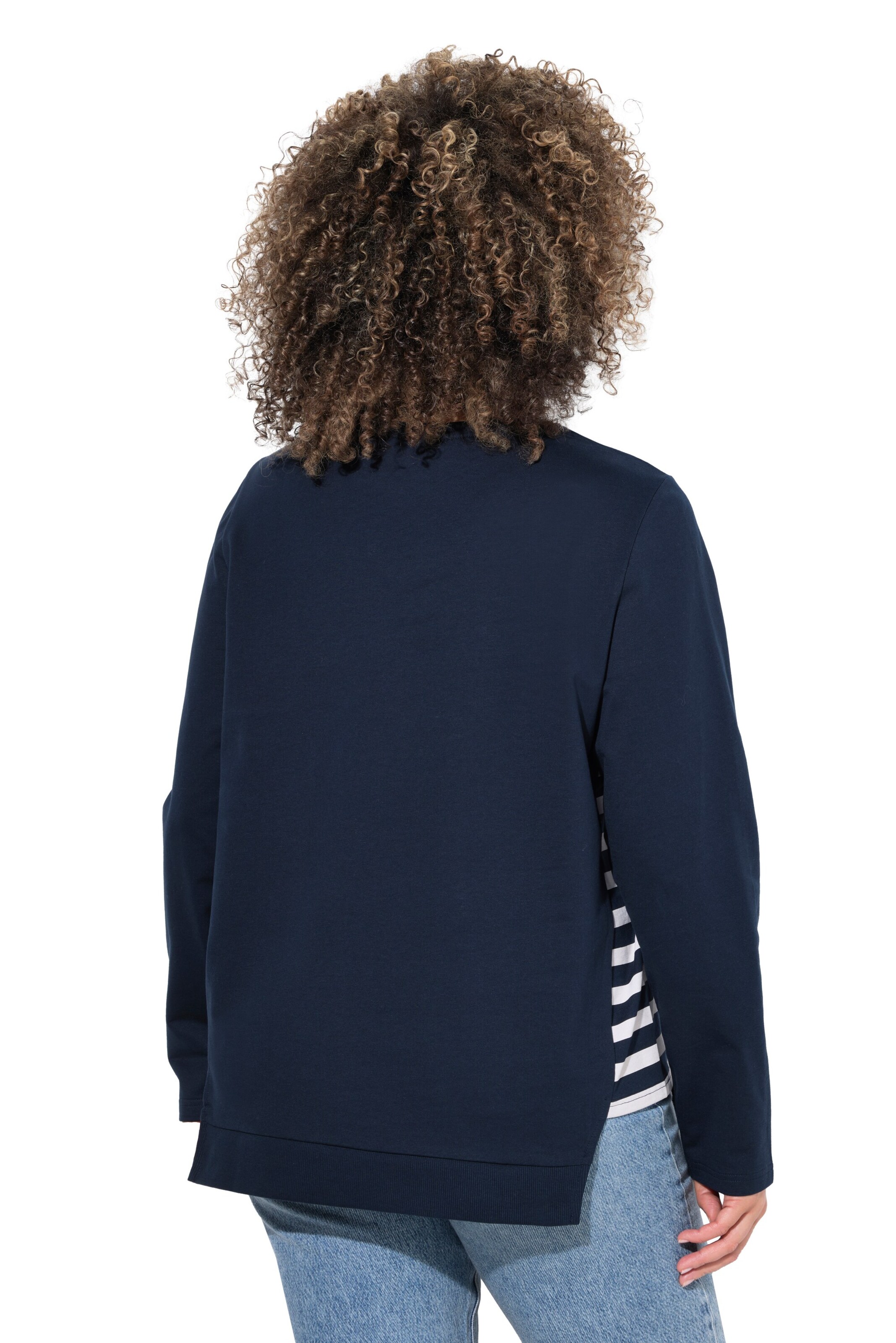 Ulla Popken Sweatshirt in Blue