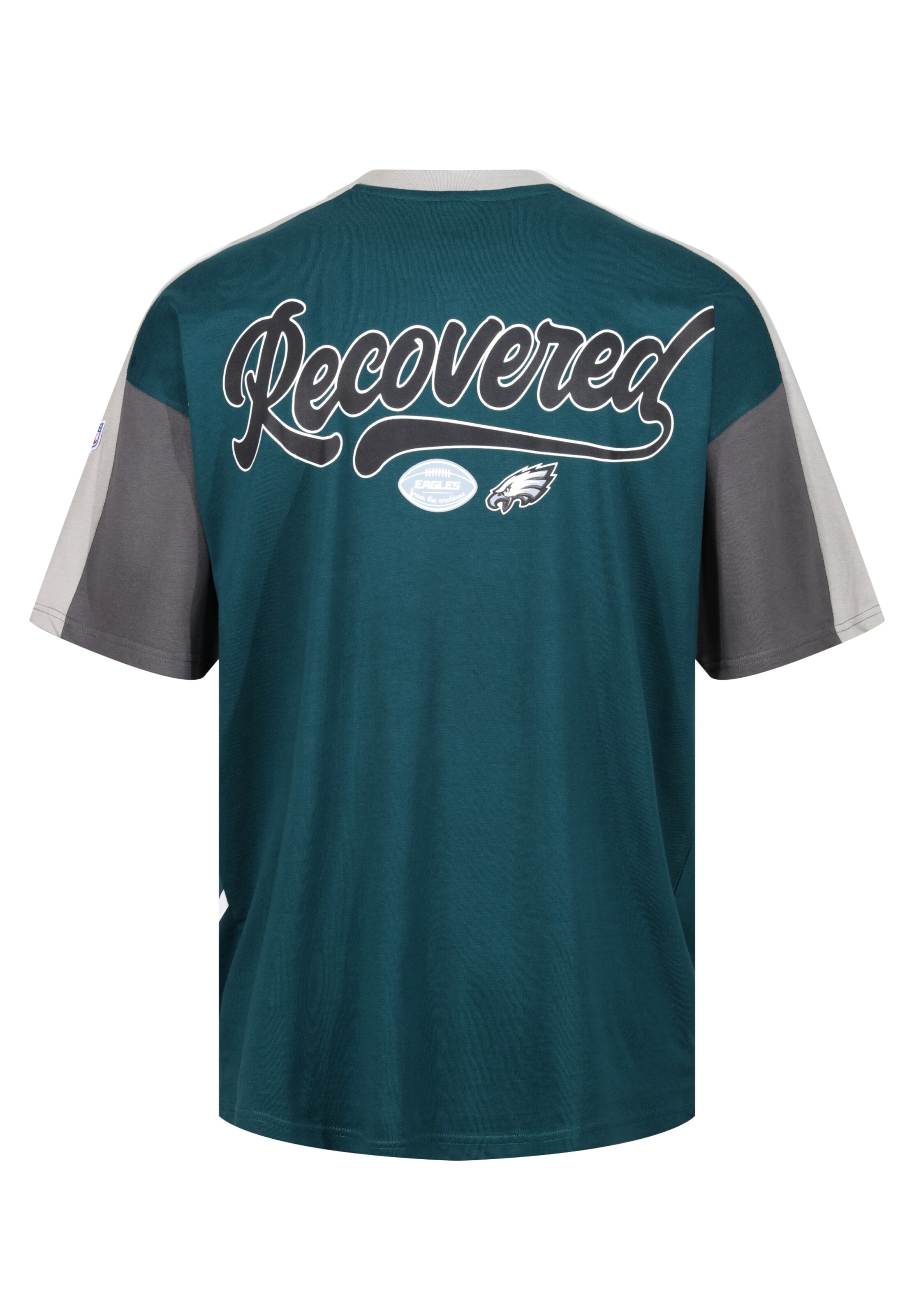 Recovered T-Shirt 'NFL Eagles Philadelphia Cut and Sew Midnight' in Blau