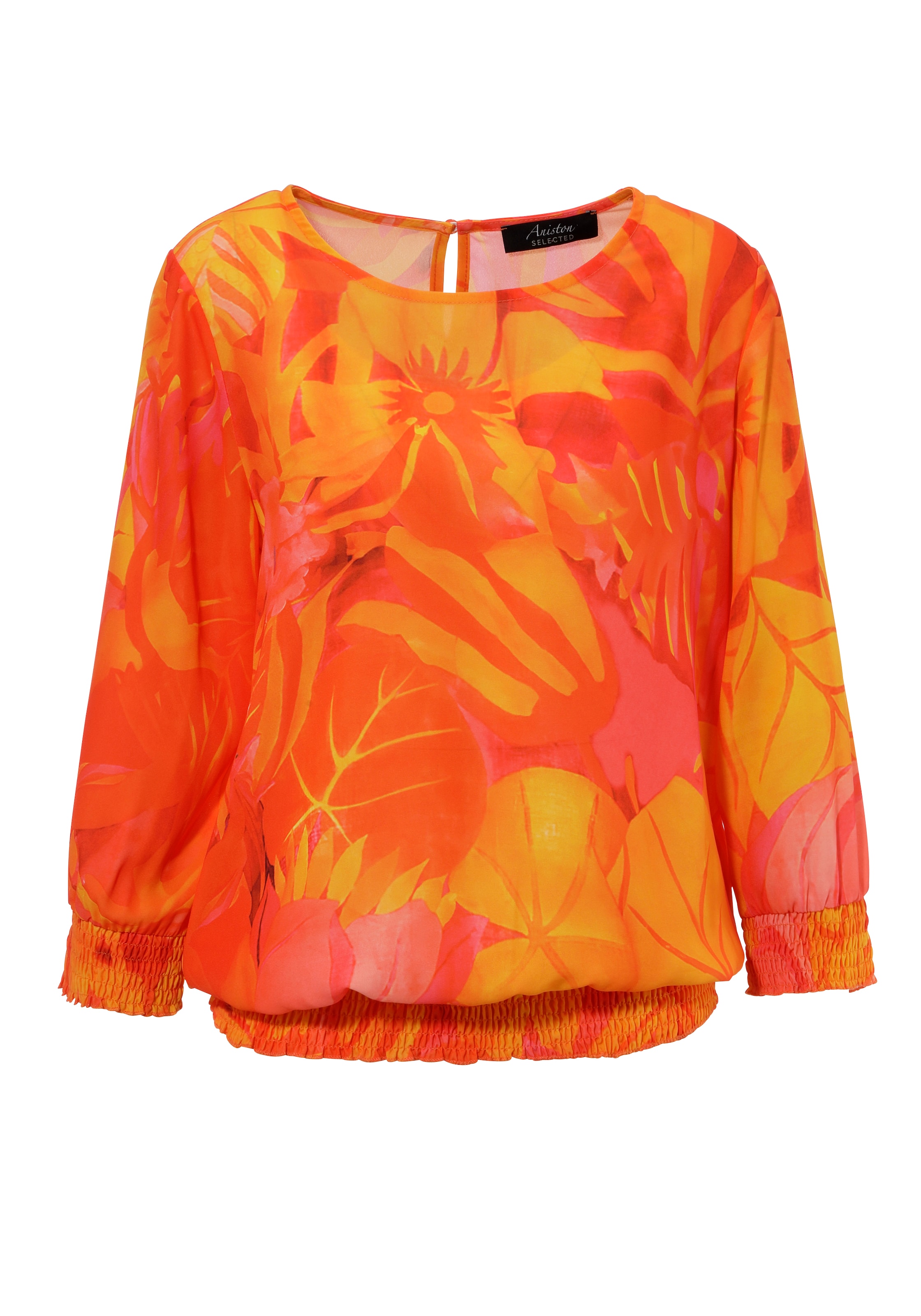 Aniston SELECTED Bluse in Orange: Vorderseite