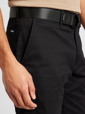 Calvin Klein Regular Trousers in Black