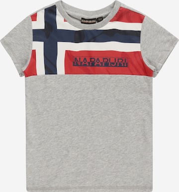 NAPAPIJRI T-shirt 'SERI' i grå: framsida