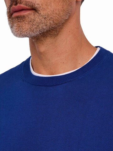 FALKE Sweater 'Cotton Knit' in Blue