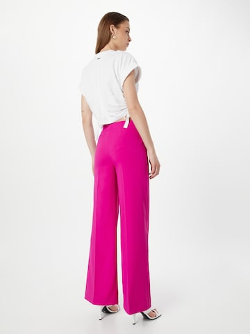 DRYKORN Wide leg Trousers with creases 'Before' in Purple