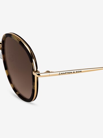 Kapten & Son Sonnenbrille 'Rotterdam Amber' in Braun