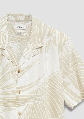 Coupe regular Chemise s.Oliver en beige