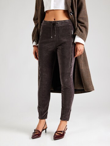 MAC Slimfit Broek 'Future' in Grijs: voorkant