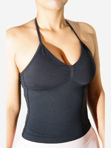 OYOJ Sporttopp 'Dynamic Halter Tank Top - Black' i svart