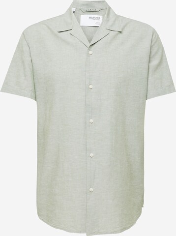SELECTED HOMME - Ajuste confortable Camisa 'SLHDAN' en verde: frente