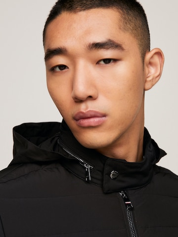 TOMMY HILFIGER Padded Recycled Racer Jacket in Schwarz