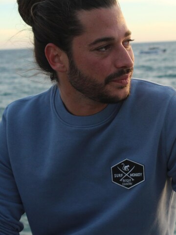 Surf Monkey - Sudadera en azul