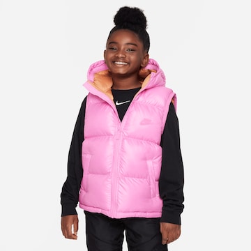 Nike Sportswear Vest in Pink: front