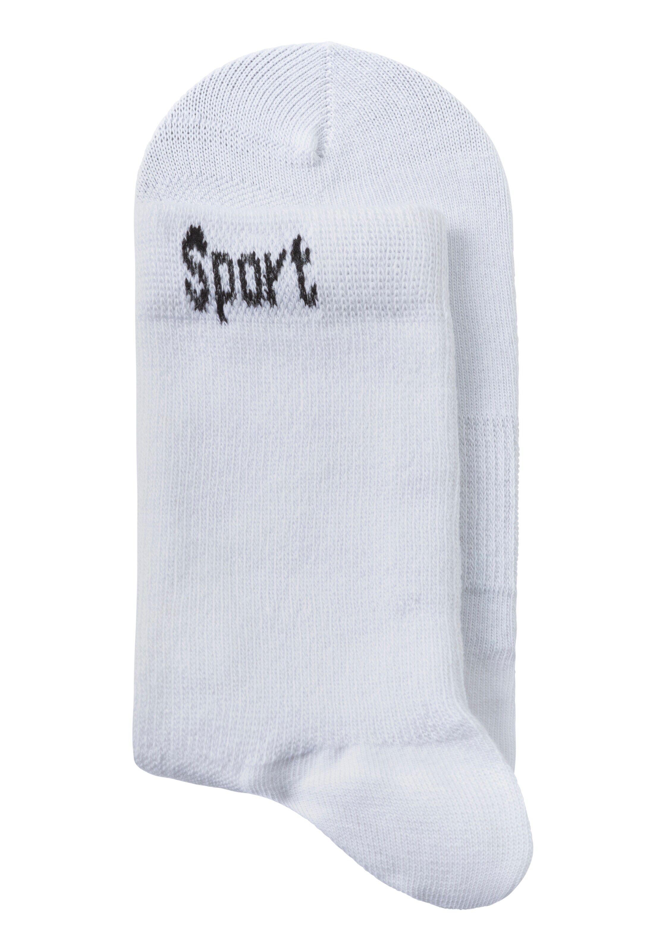 BENCH Athletic Socks in White