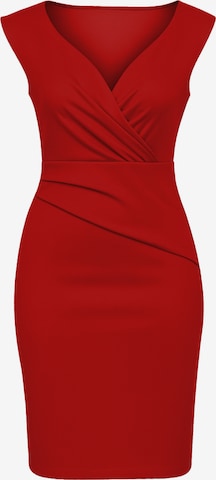 Robe GODDIVA en rouge : devant