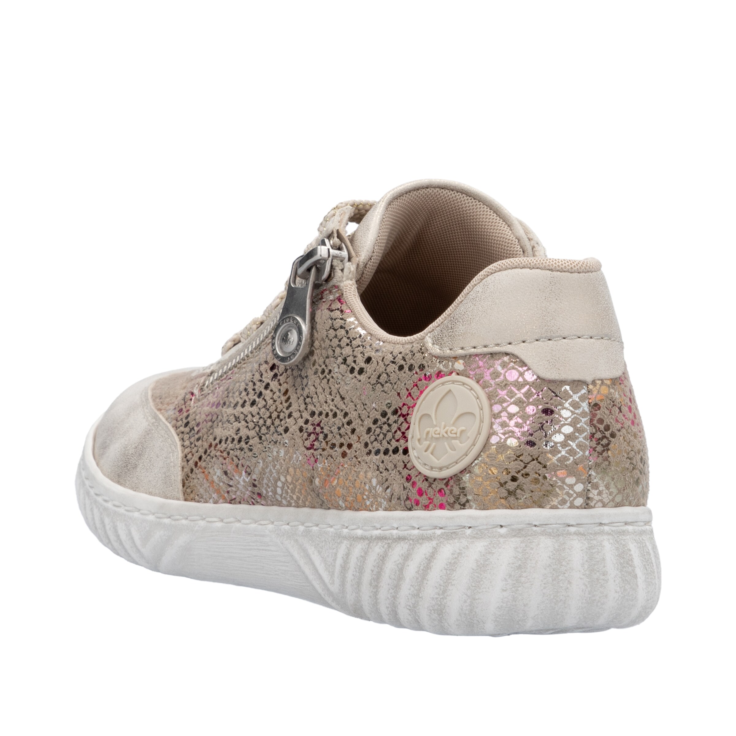 Baskets basses Rieker en mélange de couleurs