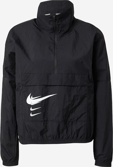 NIKE Sport-Jacke in schwarz / weiß, Produktansicht