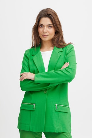 PULZ Jeans Blazer 'Kira' in Green: front