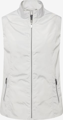 Ulla Popken Bodywarmer in Wit: voorkant