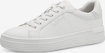 s.Oliver Sneakers laag in Wit: voorkant