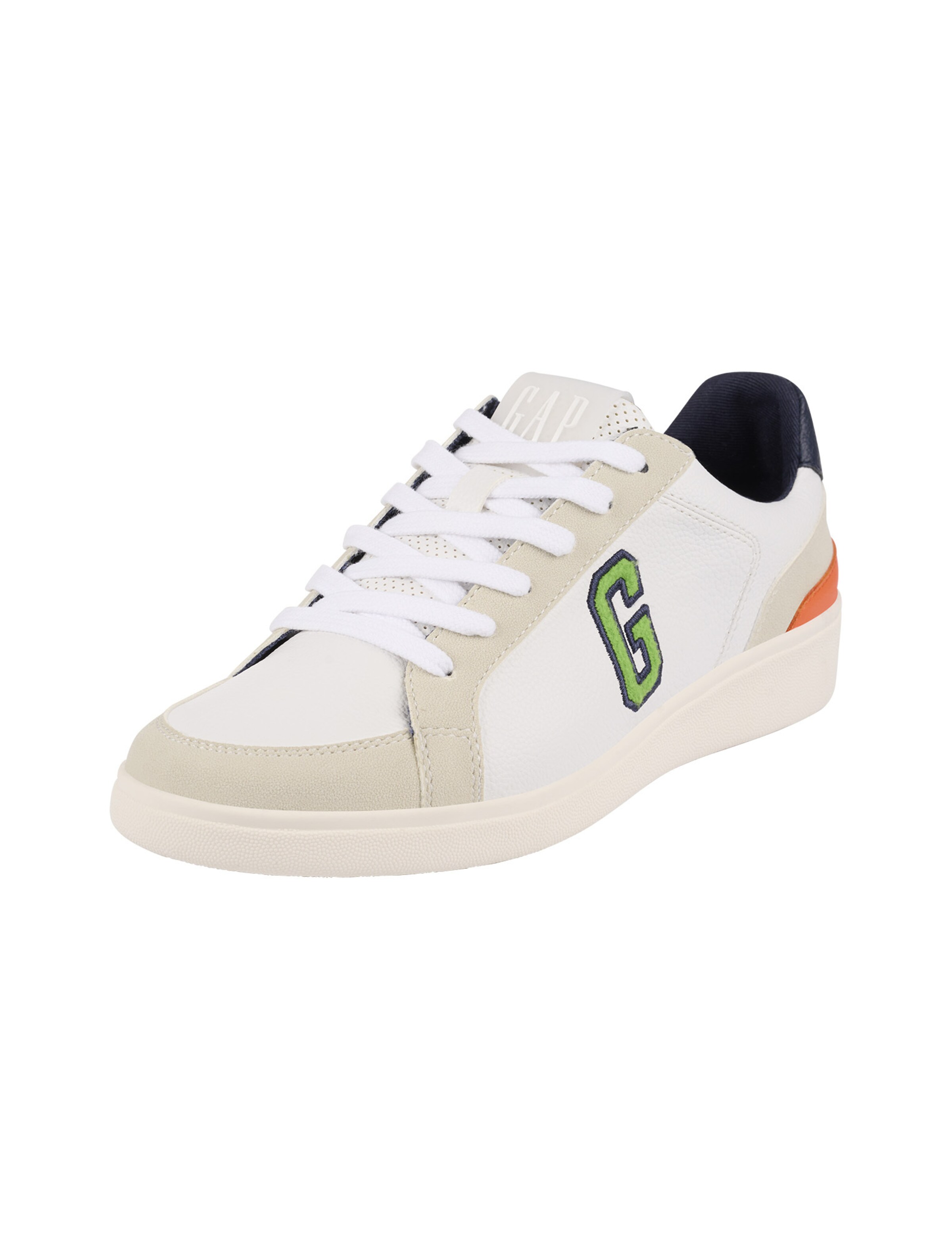 Baskets basses 'Seattle II' GAP en blanc : devant
