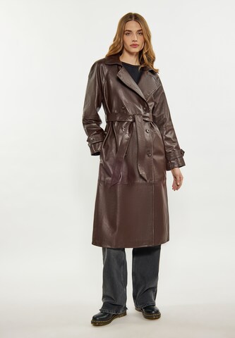 Cappotto di mezza stagione di DreiMaster Vintage in marrone: frontale