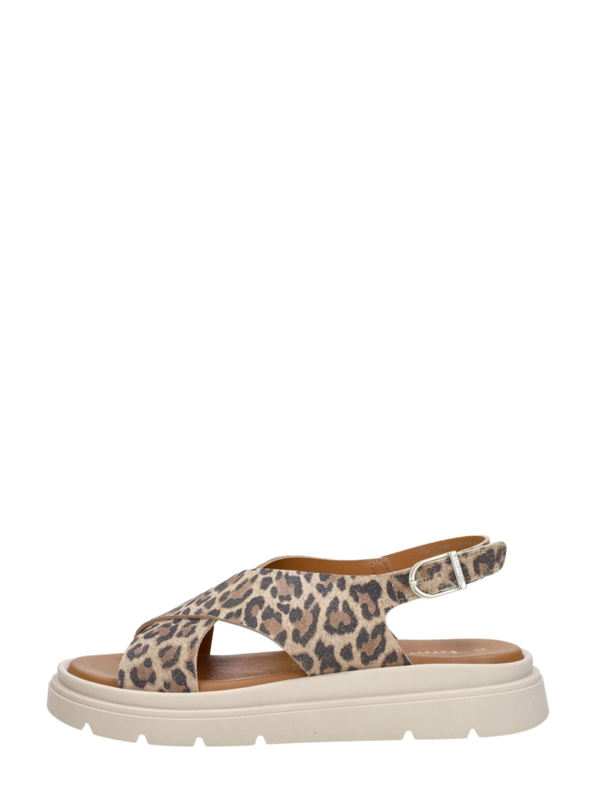 Sandales 'Sandalen Plat' Tamaris en beige : devant