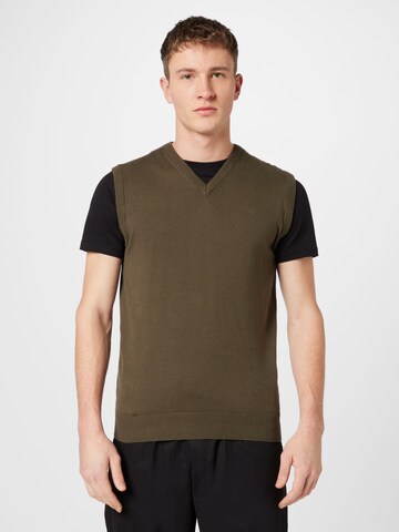 BURTON MENSWEAR LONDON Slipover in Green: front