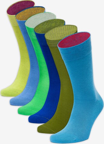 Von Jungfeld Socken 'Stiller Ozean' in Blau