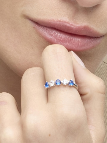 Bague 'Alneth' Luxenter en bleu : devant
