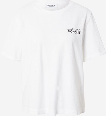 T-shirt Dondup en blanc : devant