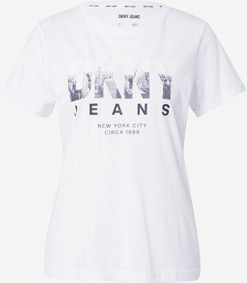 T-shirt DKNY en blanc : devant