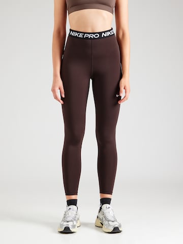 NIKE Skinny Sporthose 'NP 365' in Braun: predná strana