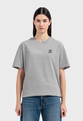 Oldskull Shirt 'Basic Oldskull 25' in Grey: front