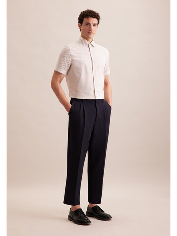 SEIDENSTICKER Slim Fit Hemd in Beige