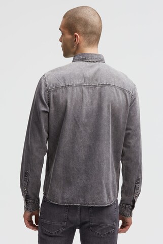CAMP DAVID Regular fit Button Up Shirt in Grey