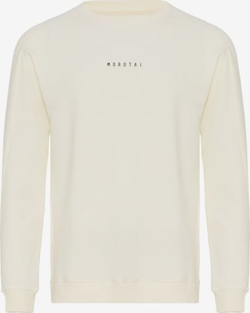 MOROTAI Sweatshirt in Beige: front