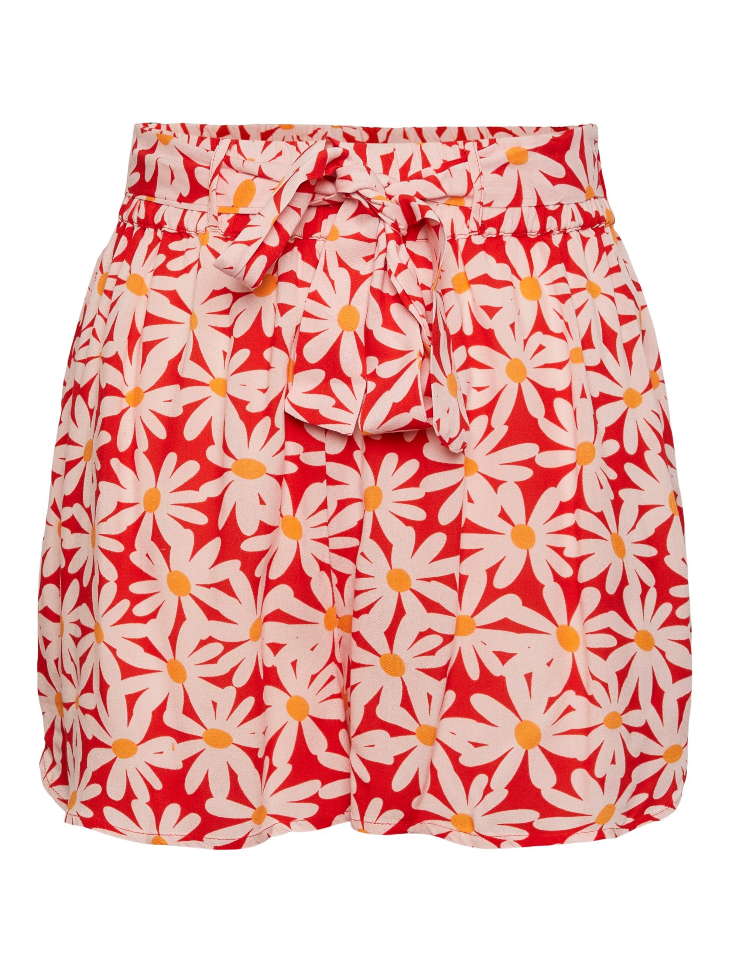 PIECES Обычный Штаны 'NYA' в Оранжевый: спереди