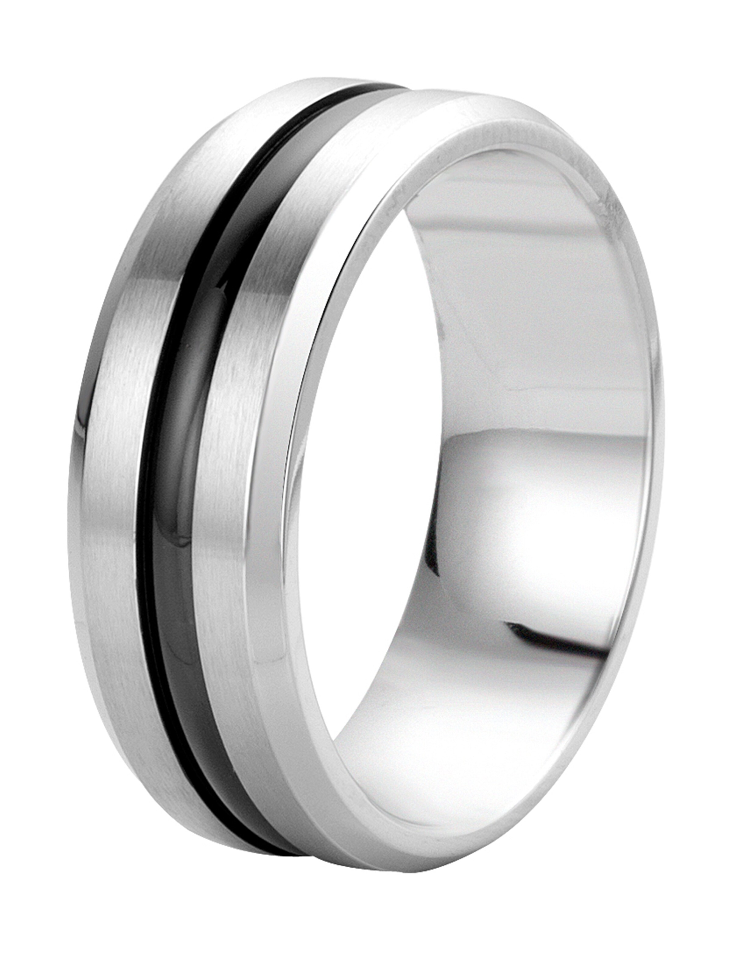 Lucardi Ring in Zilver: voorkant