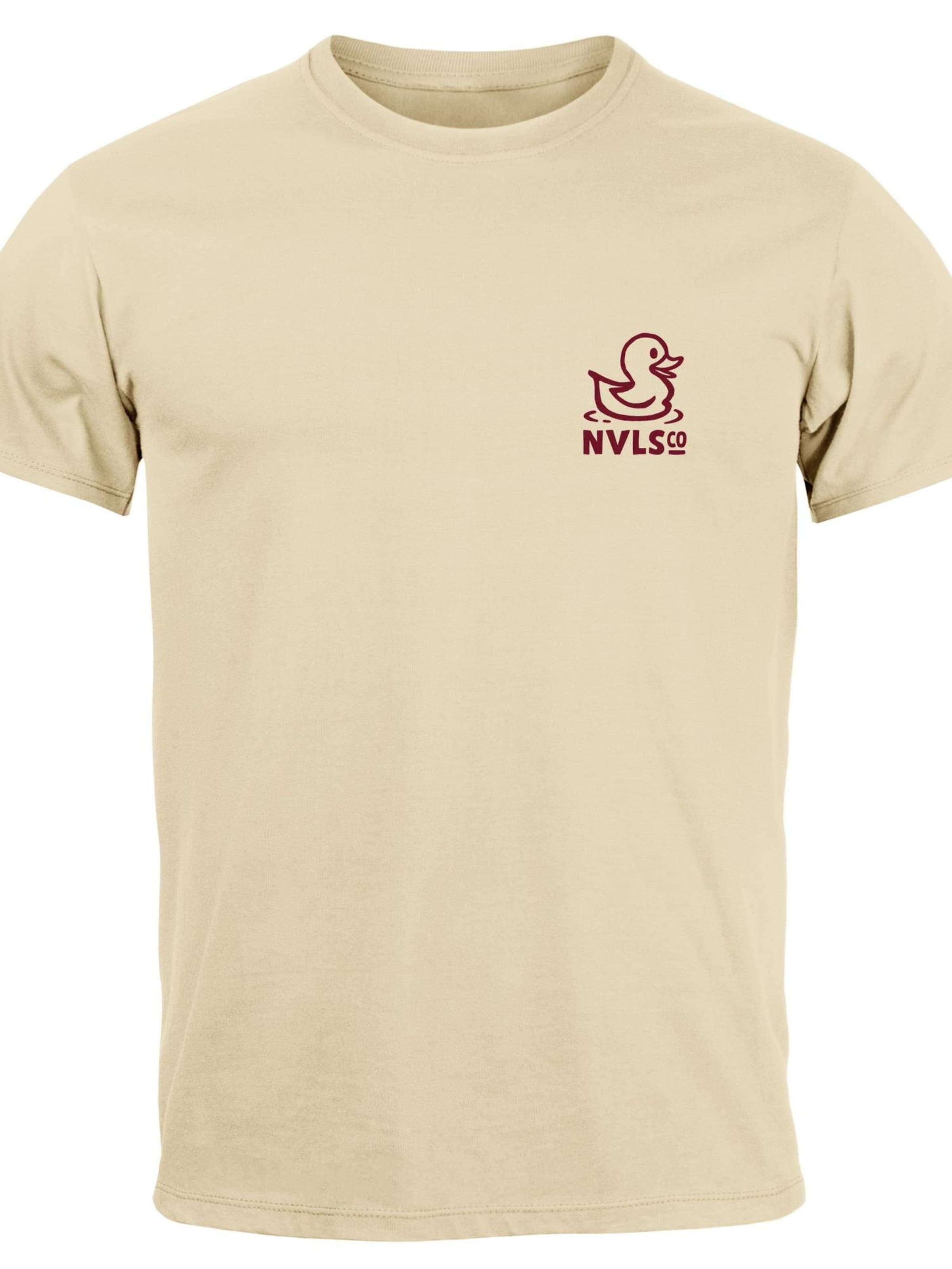 Neverless Shirt 'Good Vibes Rücken' in Beige: front