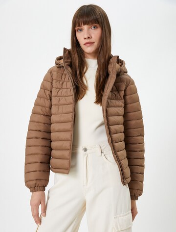 Koton Between-Season Jacket in Brown